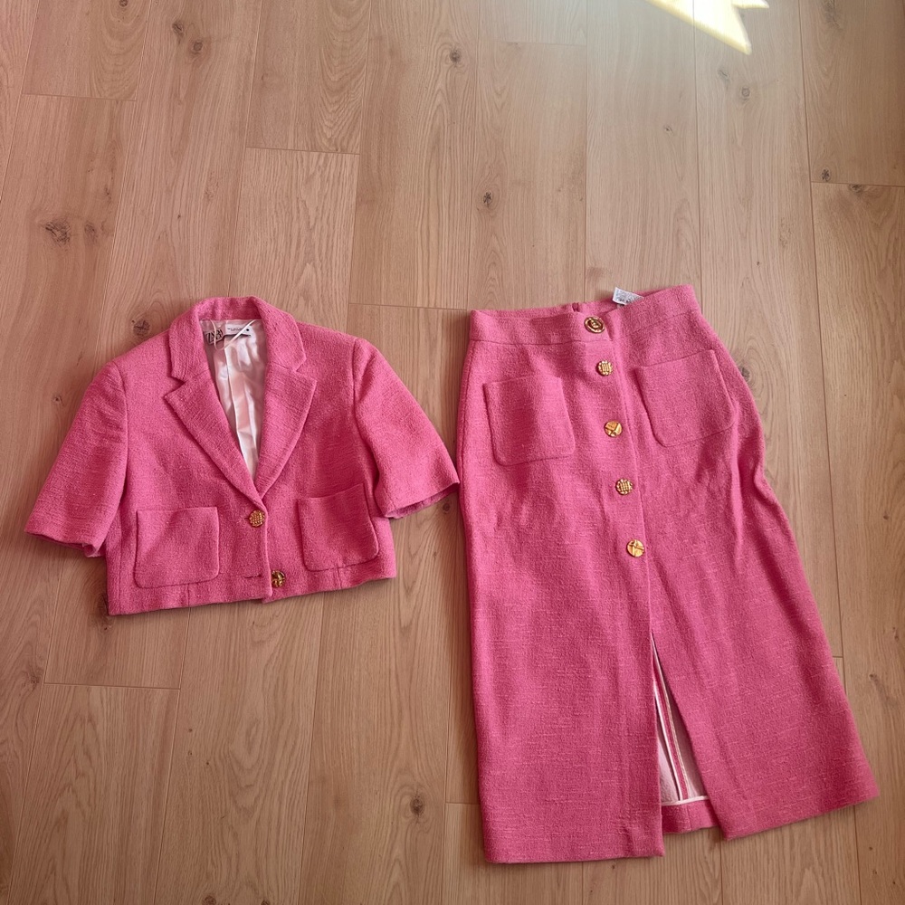 Zara pink two piece set